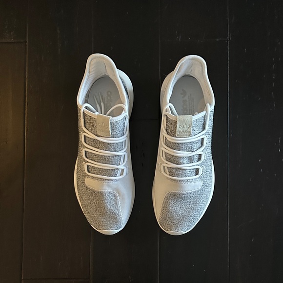 adidas Tubular Shadow Men’s Grey and White Sneakers - Picture 2 of 9